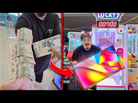 ¡GANÉ UNA PANTALLA EN SOLO 7 SEGUNDOS! 😱🎯 | Lucky 7 Arcade
