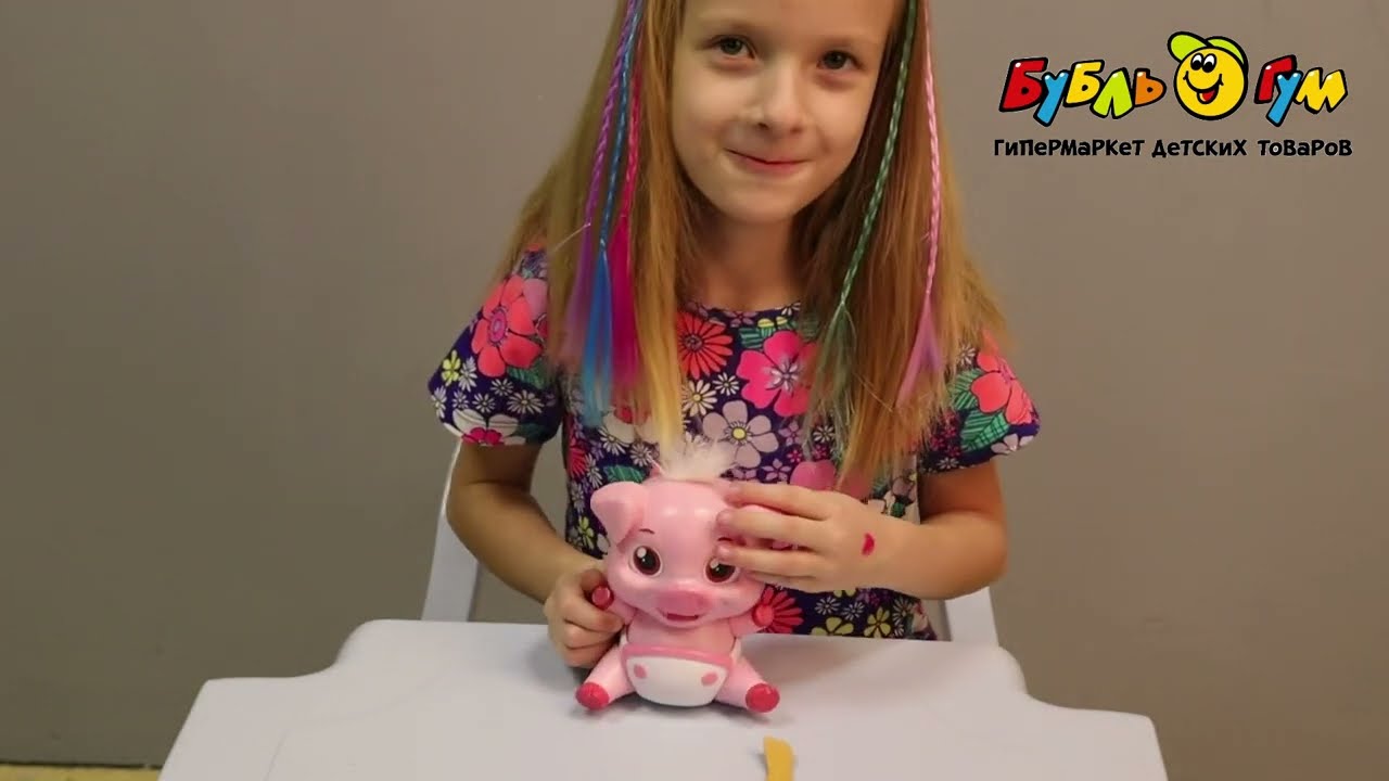 Игрушка Лакомки-munchkinz Свинка интерактивная - видео