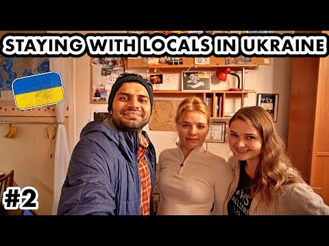 COUCHSURFING EXPERIENCE WITH LOCALS IN KYIV, UKRAINE - I Cooked Indian Food