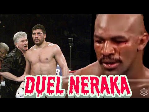 Babak belur..!! Evander holyfield(losses) vs Jhon ruiz@tinju kelas berat 2001