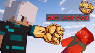 Jogando BEDWARS com a MÃO ATÉ PERDER no Mushmc
