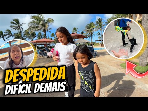 NOSSA DESPEDIDA FOI MUITO DIFÍCIL !! 😭😭 * ninguém queria isso *