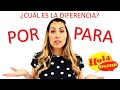 Mastering the Use of Por and Para in Spanish