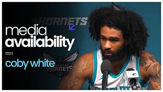 Hornets vs 76ers: Coby White Postgame Media Availability | 3/28/2026