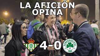 Betis 4-0 Panatinaikos - La afición opina