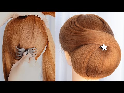 6 easy clutcher bun hairstyle / very & simple easy bun hairstyle with  clutcher - YouTube