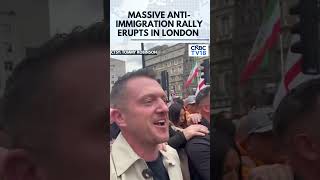 Tommy Robinson Leads Anti-Immigration Protest In London | UK Protest |  N18G