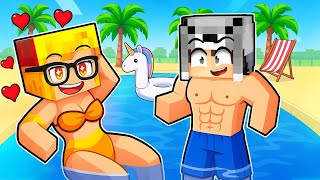 GÜZEL KIZLAR HAVUZ PARTİSİNE DAVET ETTİ! - Minecraft