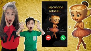 ZÜMRA CİHAN BALLERİNO CAPPUCCİNO ARIYOR #funny #kids #zümra #kuzeyelif #niloya #pepe #youtubekids 