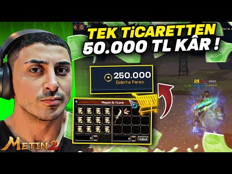 250.000 EPLİK SERVERİN EN BÜYÜK TİCARETİNİ YAPTIM ! 😱 | Metin2 - Misali2 Ebedi #17