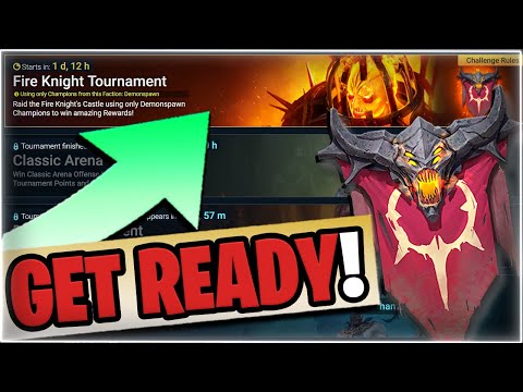How to PREPARE for Community FIRE KNIGHT Tourney! | RAID Shadow Legends