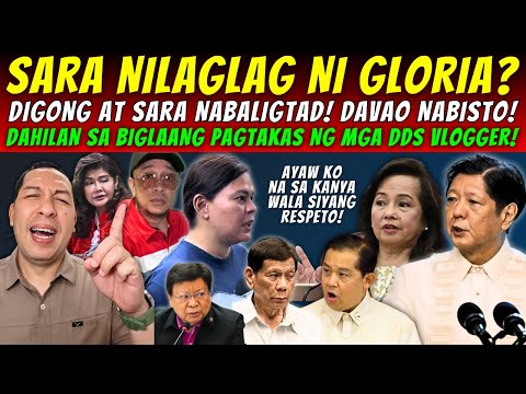 BREAKING! SARA AT DIGS NABALIGTAD! TULOYAN ng NILAGLAG ni GLORIA? DAHILAN SA PAGTAKAS NG DDS VLOGGER