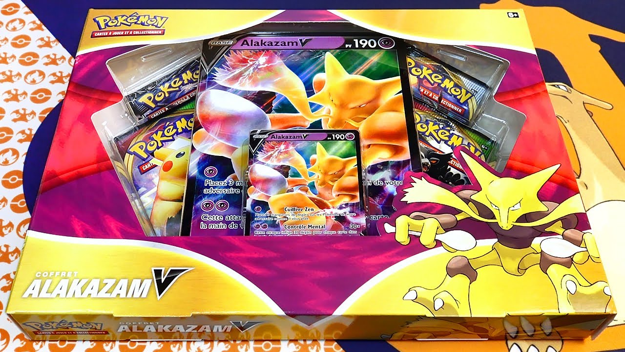 Ouverture du Coffret Pokémon ALAKAZAM V !