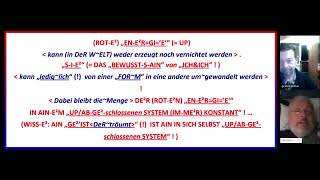 HOLOFEELING - JCH UP's letztes Selbstgespräch vom 08.01.2024 (mit Text zum Mitlesen)