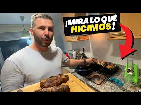 HAGO UN ASADO ALGO EXTRAÑO CON MI SUEGRO - #barcelona