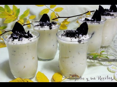 Cómo hacer mousse de queso mascarpone CON GALLETAS OREO 😍