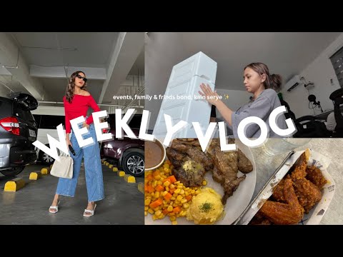 WEEKLY VLOG: attending SM event, cleaning our room 🧹& kain seryes! 🍕✨