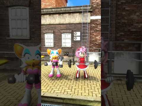 When Sonic and Knuckles tugs war with King Kong #sonic #knuckles #funny #amyrose #kingkong