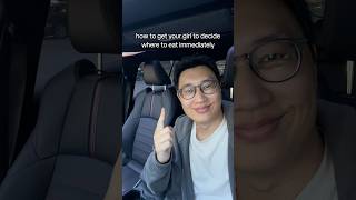 how to get your girl to decide where to eat immediately 🥰