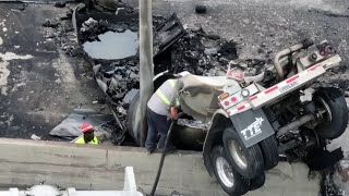 Driver dead after tanker truck fire in SW Houston