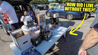 BUYING THE RAREST VINTAGE TOYS AT THE SWAP MEET!