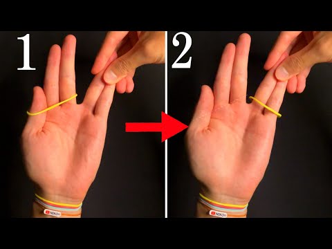 【Tutorial】Best Rubber band magic trick