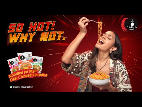 Ching's Instant Noodles. So Hot Why Not! Fork Fight.