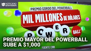 Premio mayor del Powerball sube a $1,000 millones: ¿cuántas probabilidades hay de ganar?