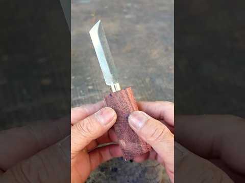Gorgeous dagger with finely crafted wooden handle #knife #foryou #shorts #diy