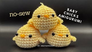 No Sew Baby Chick Amigurumi