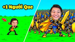 [ROBLOX] Mỗi Giây +1 Người Que Animation✏️😜JayGray Chiến Tranh Đội Quân Stickman Siêu Mạnh