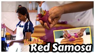 Desi snack with a healthy twist – Beetroot Samosas