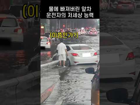 "내가 뭘 본거야?.." 앞 차에서 내린 운전자의 기막힌 능력