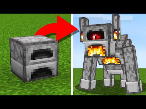 I Remade Blocks into Mobs in Minecraft