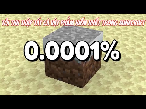 Tôi Thu Thập Tất Cả Vật Phẩm Hiếm Nhất Trong Minecraft | MeMaiRap