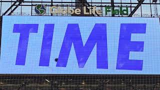 Texas Rangers Chuck Morgan it is baseball time in Texas 4/4/26 #jumbotron 