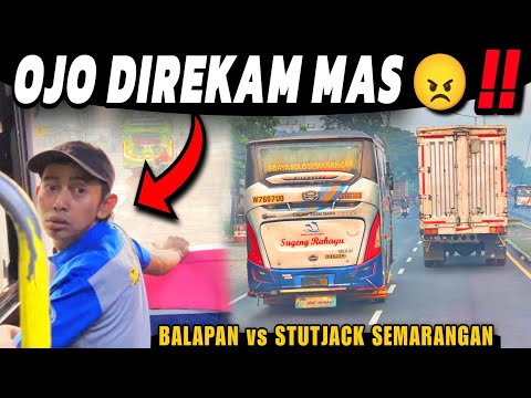 JANGAN REKAM REKAM 😡‼️ AKSI BALAPAN BUS SUGENG RAHAYU STUTJACK 🔥 Trip Report Bus Viral SUGENG RAHAYU