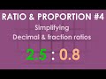 Simplifying Ratios and Conversions
