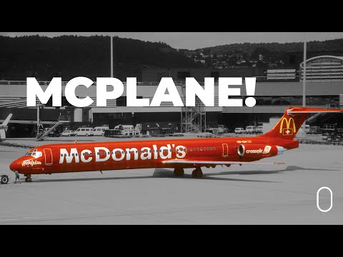 YouTube video thumbnail: Mcplane: Whatever Happened To The Aircraft That Served Mcdonald's On Board?