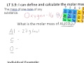 Calculating Molar Mass of Compounds