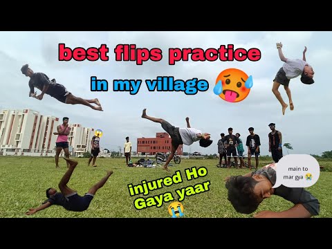 Flips practice 🔥 || Siliguri best flips || doston ke sath Aaj flips kiya || Desi Flipper