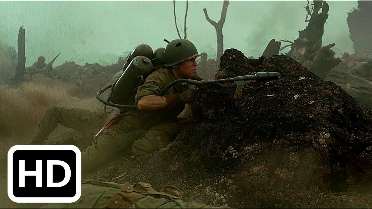Hacksaw Ridge – Top of the Hill Battle Scene (Part 1) | 1080p