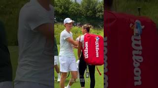 😍 Sinner shows LOVE to Sabalenka & Rublev #sinner
