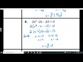 Factoring Quadratic Equations and GCF