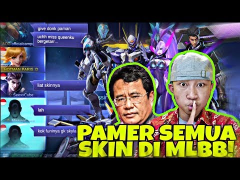 Prank fanny nyamar Jadi Hotman Paris Pamer Semua Skin MLBB😂 jiwanya auto bergetar😂🙏