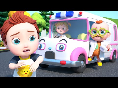 Wheels On The Ambulance | Rescue Team | Boo Kids Song & Nursery Rhymes