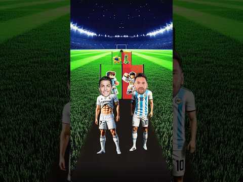 Roblox vs Minecraft - Ronaldo💀 & Ronin Alpha😎 or Messi🤩 & Creeper💣