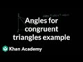 Understanding Congruent Triangles and Angles
