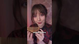⭐ASMR | Masaje de cuero cabelludo chino · peine de madera y aceite 🪷