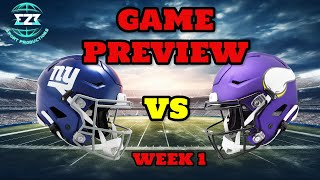 🏈 Giants vs. Vikings Clash! 🔥 Epic Battle in New York Giants vs. Minnesota Vikings Showdown